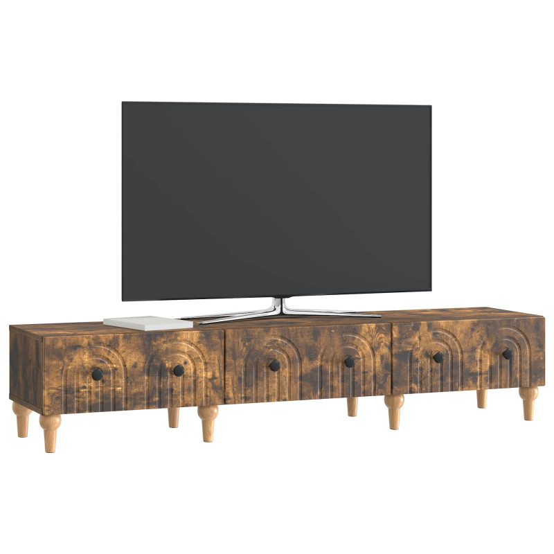 Szafka pod telewizor z szufladą Dąb wędzony 147 x 34,5 x 30 cm