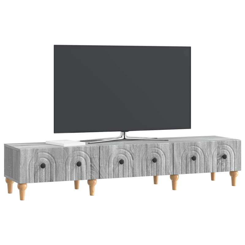 Szafka pod telewizor z szufladą Szary Sonoma 147 x 34,5 x 30 cm