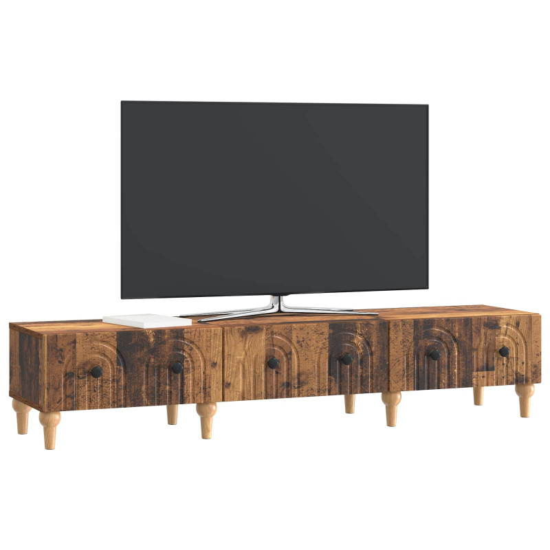 Szafka pod telewizor z szufladą Stare drewno 147 x 34,5 x 30 cm