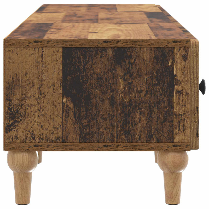 Szafka pod telewizor z szufladą Stare drewno 147 x 34,5 x 30 cm