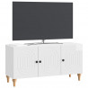 Szafka pod telewizor Biały wysoki połysk 99 x 34,5 x 50 cm