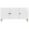 Szafka pod telewizor Biały wysoki połysk 99 x 34,5 x 50 cm