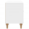 Szafka pod telewizor Biały wysoki połysk 99 x 34,5 x 50 cm