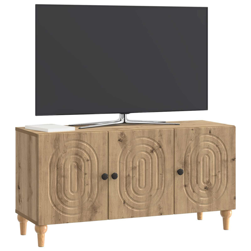 Szafka pod telewizor Dąb artisan 99 x 34,5 x 50 cm