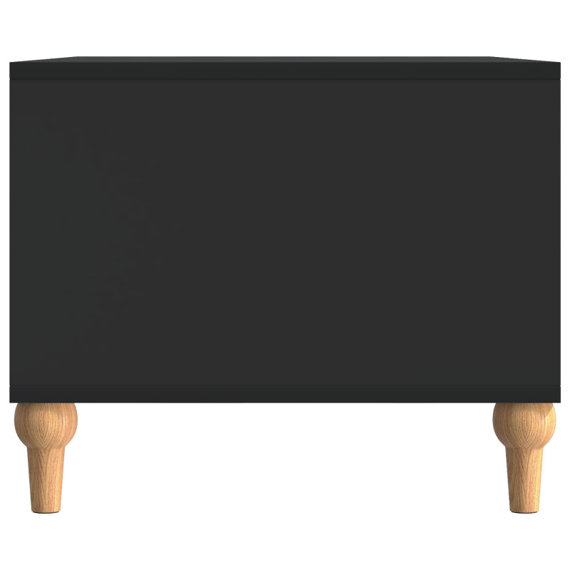 Stolik kawowy Czarny 90 x 50 x 40 cm Drewno inżynieryjne