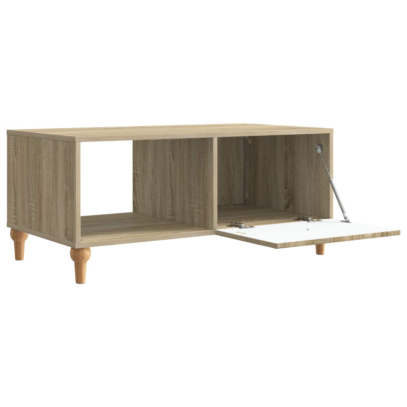 Stolik kawowy dąb Sonoma 90 x 50 x 40 cm Drewno inżynieryjne