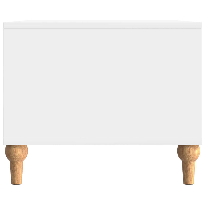 Stolik kawowy Biały wysoki połysk 90 x 50 x 40 cm