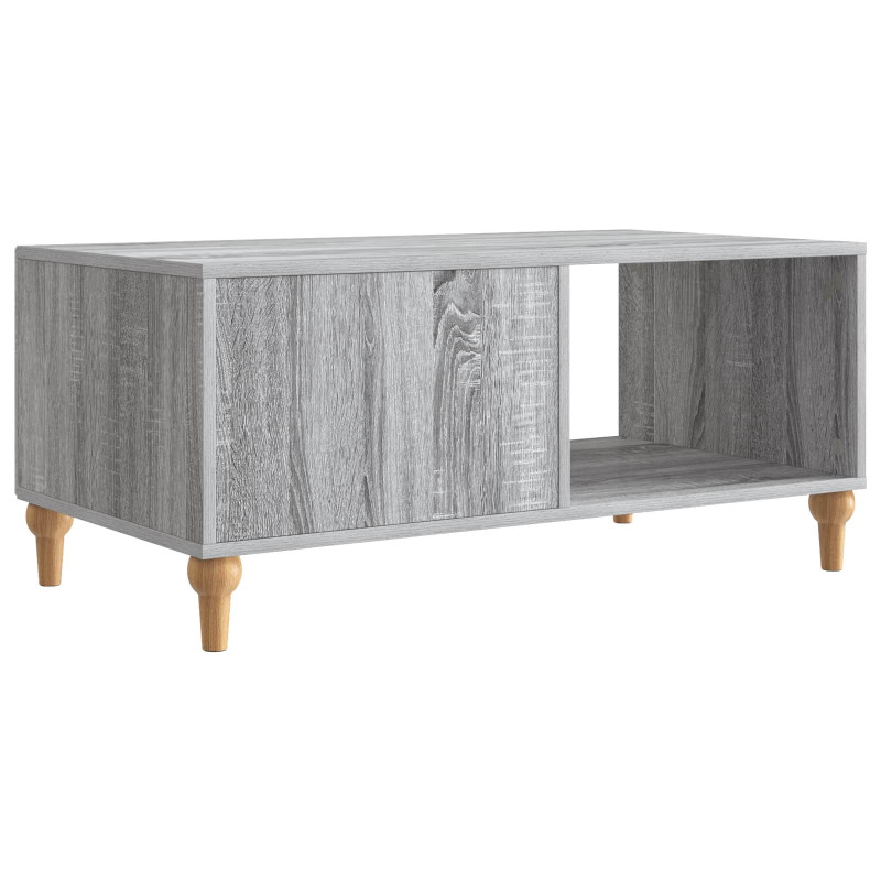 Stolik kawowy Szary Sonoma 90 x 50 x 40 cm Drewno inżynieryjne