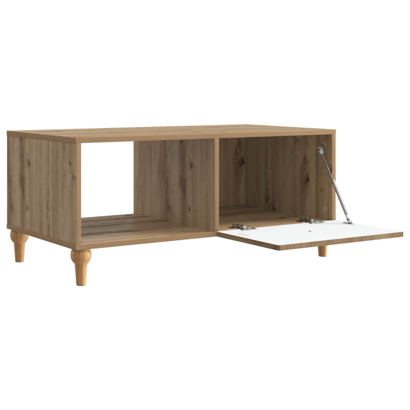 Stolik kawowy Dąb artisan 90 x 50 x 40 cm Drewno inżynieryjne