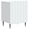 Szafka Nocna 2 pcs Biały 43 x 34,5 x 52 cm Drewno inżynieryjne