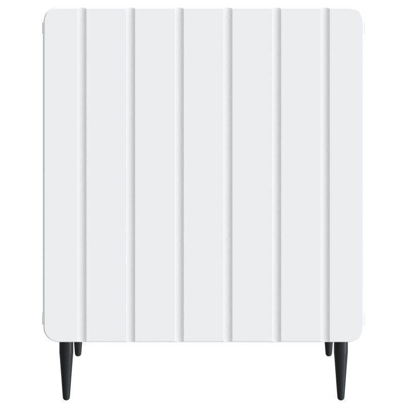 Szafka Nocna 2 pcs Biały 43 x 34,5 x 52 cm Drewno inżynieryjne