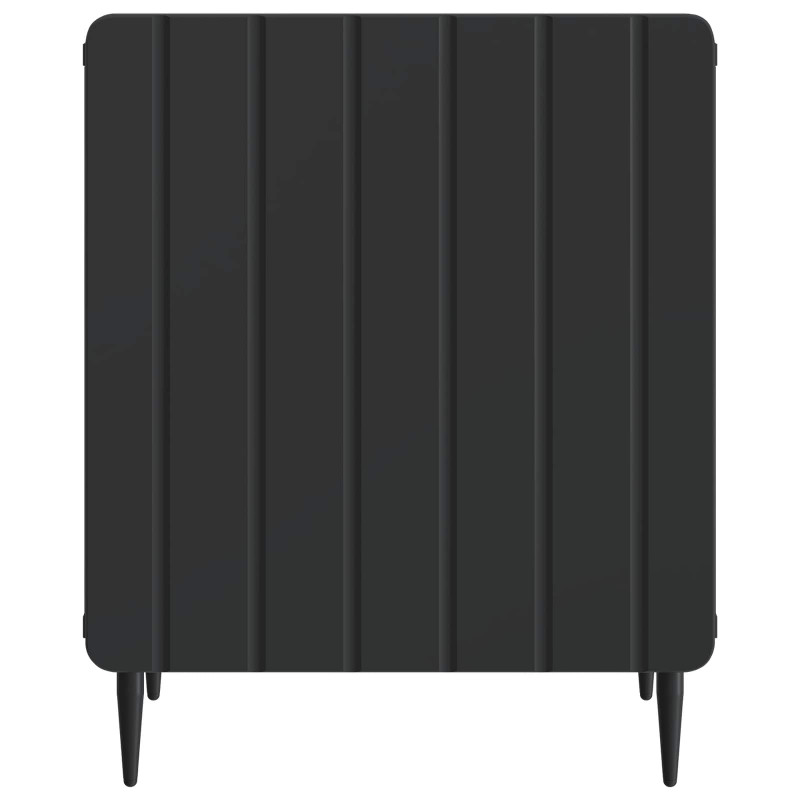 Szafka Nocna 2 pcs Czarny 43 x 34,5 x 52 cm Drewno inżynieryjne