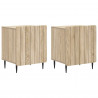 Szafka Nocna 2 pcs dąb Sonoma 43 x 34,5 x 52 cm