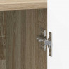 Szafka Nocna 2 pcs dąb Sonoma 43 x 34,5 x 52 cm