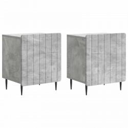 Szafka Nocna 2 pcs Betonowy szary 43 x 34,5 x 52 cm