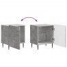 Szafka Nocna 2 pcs Betonowy szary 43 x 34,5 x 52 cm