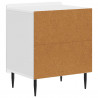 Szafka Nocna 2 pcs Biały wysoki połysk 43 x 34,5 x 52 cm