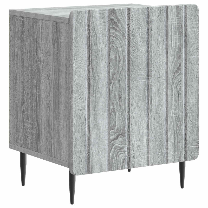 Szafka Nocna Szary Sonoma 43 x 34,5 x 52 cm Drewno inżynieryjne