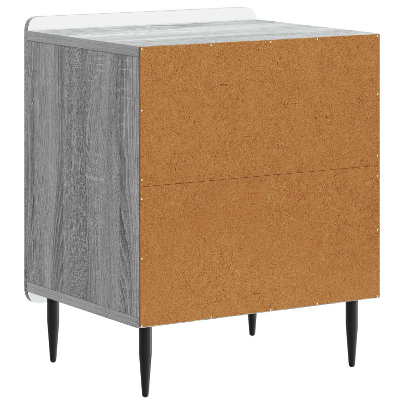 Szafka Nocna Szary Sonoma 43 x 34,5 x 52 cm Drewno inżynieryjne