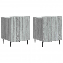 Szafka Nocna 2 pcs Szary Sonoma 43 x 34,5 x 52 cm