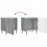 Szafka Nocna 2 pcs Szary Sonoma 43 x 34,5 x 52 cm
