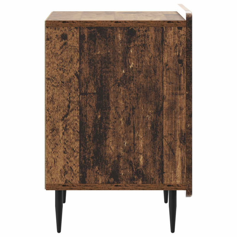 Szafka Nocna 2 pcs Stare drewno 43 x 34,5 x 52 cm