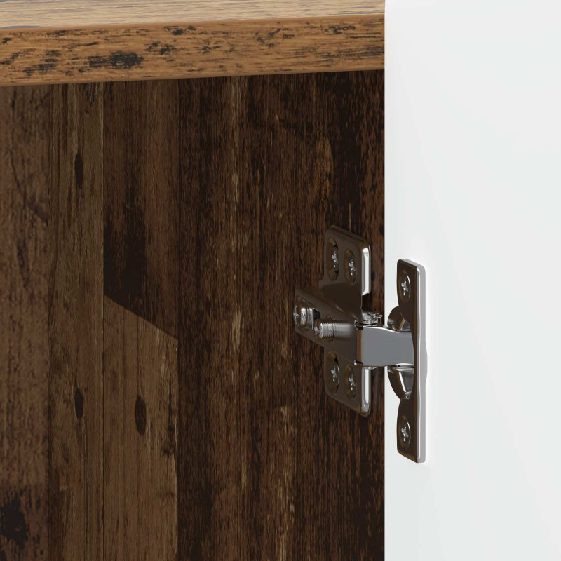 Szafka Nocna 2 pcs Stare drewno 43 x 34,5 x 52 cm