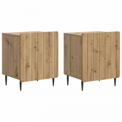 Szafka Nocna 2 pcs Dąb artisan 43 x 34,5 x 52 cm