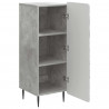 Bufet Betonowy szary 34,5 x 33 x 92 cm Drewno inżynieryjne