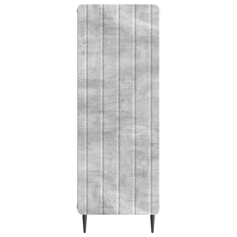 Bufet Betonowy szary 34,5 x 33 x 92 cm Drewno inżynieryjne