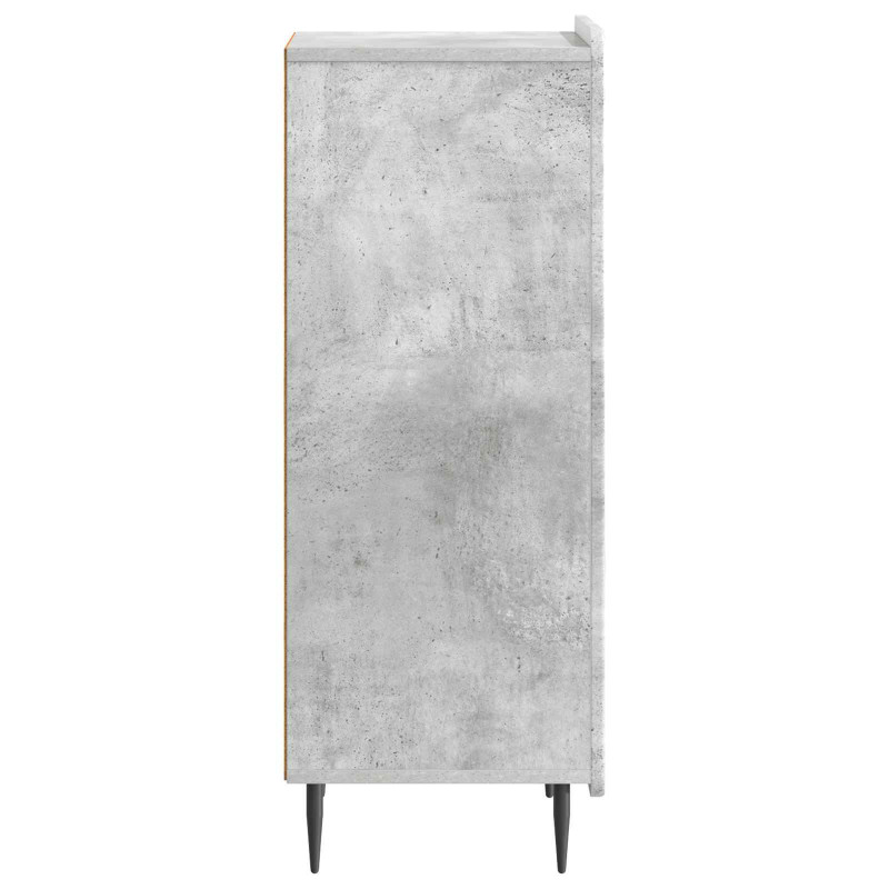 Bufet Betonowy szary 34,5 x 33 x 92 cm Drewno inżynieryjne
