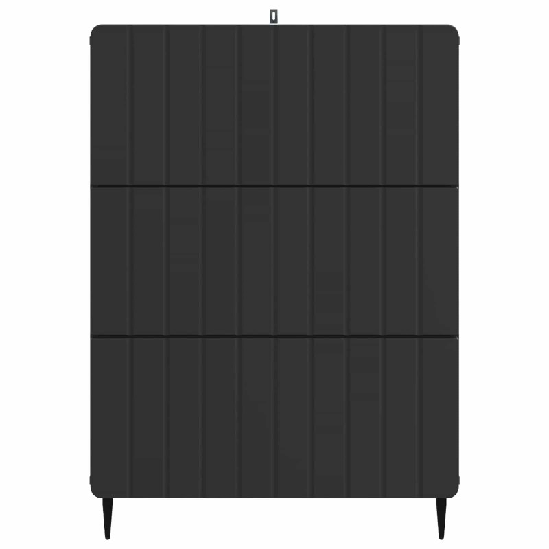 Szafka z Szufladami Czarny 66 x 34,5 x 92 cm