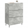 Szafka z Szufladami Betonowy szary 66 x 34,5 x 92 cm
