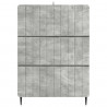 Szafka z Szufladami Betonowy szary 66 x 34,5 x 92 cm