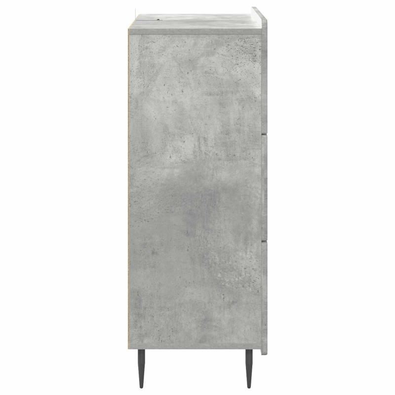Szafka z Szufladami Betonowy szary 66 x 34,5 x 92 cm