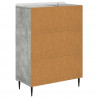 Szafka z Szufladami Betonowy szary 66 x 34,5 x 92 cm