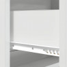 Szafka z Szufladami Biały wysoki połysk 66 x 34,5 x 92 cm