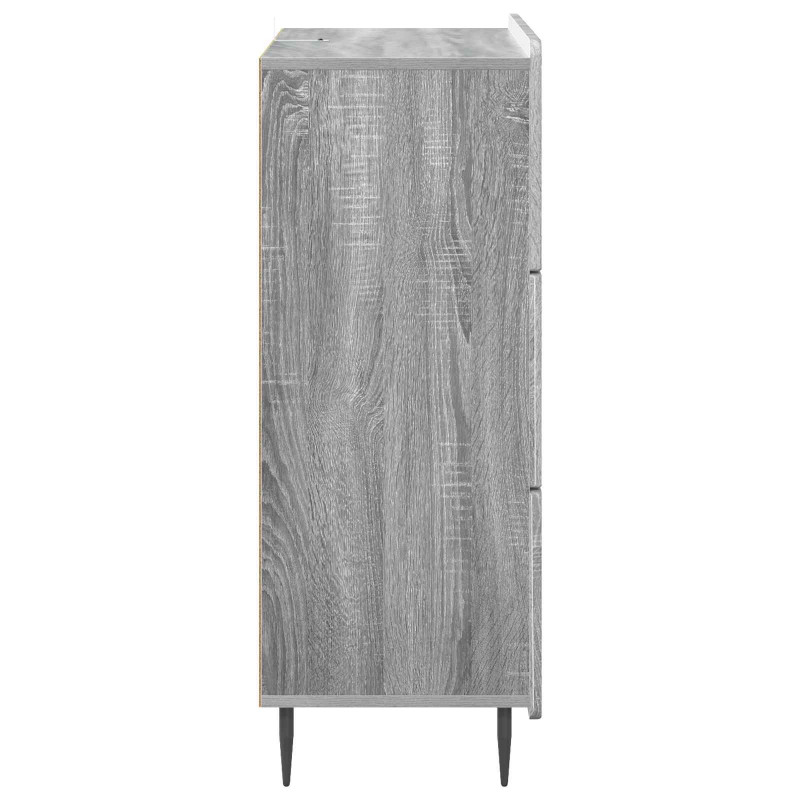 Szafka z Szufladami Szary Sonoma 66 x 34,5 x 92 cm