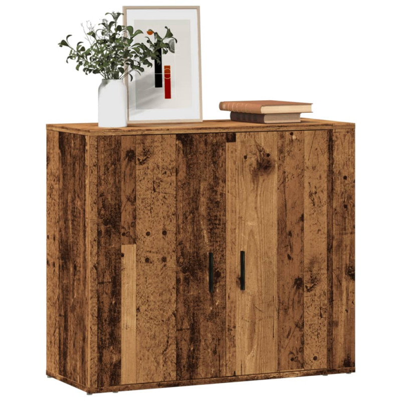 Szafka, stare drewno, 80x33x70 cm, materiał drewnopochodny