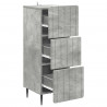 Szafka z Szufladami Betonowy szary 33 x 34,5 x 92 cm