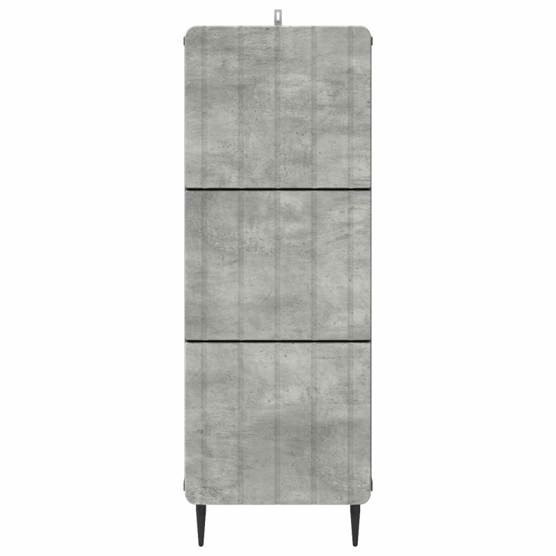 Szafka z Szufladami Betonowy szary 33 x 34,5 x 92 cm