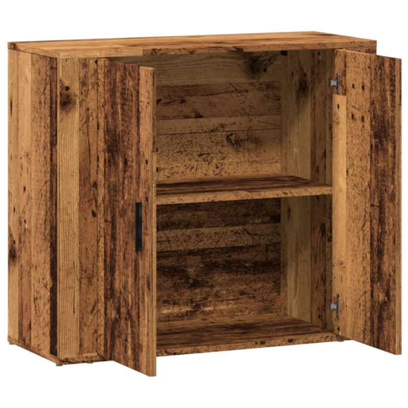 Szafka, stare drewno, 80x33x70 cm, materiał drewnopochodny