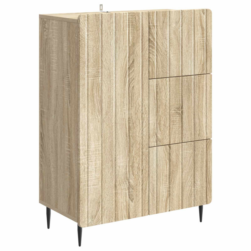 Bufet dąb Sonoma 66 x 34,5 x 91,5 cm Drewno inżynieryjne