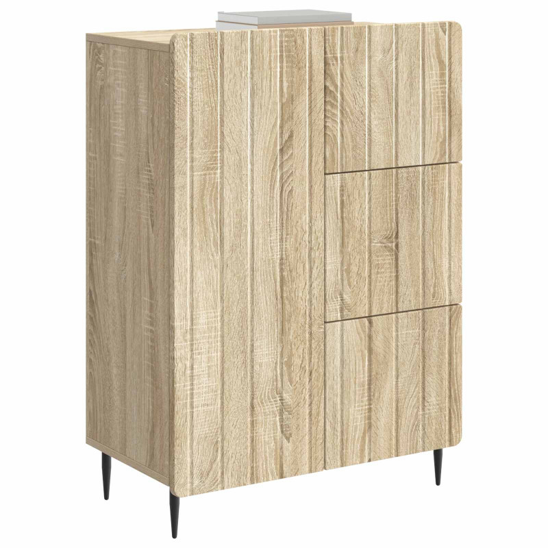 Bufet dąb Sonoma 66 x 34,5 x 91,5 cm Drewno inżynieryjne