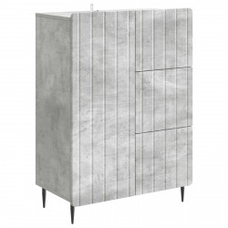 Bufet Betonowy szary 66 x 34,5 x 91,5 cm Drewno inżynieryjne