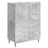 Bufet Betonowy szary 66 x 34,5 x 91,5 cm Drewno inżynieryjne