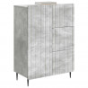 Bufet Betonowy szary 66 x 34,5 x 91,5 cm Drewno inżynieryjne