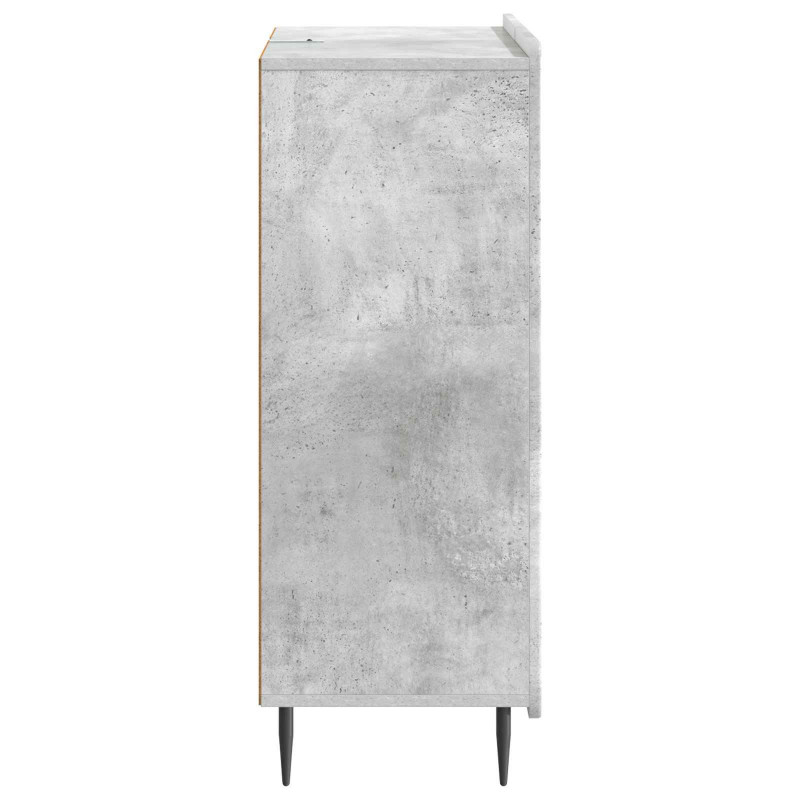 Bufet Betonowy szary 66 x 34,5 x 91,5 cm Drewno inżynieryjne