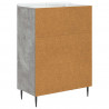 Bufet Betonowy szary 66 x 34,5 x 91,5 cm Drewno inżynieryjne