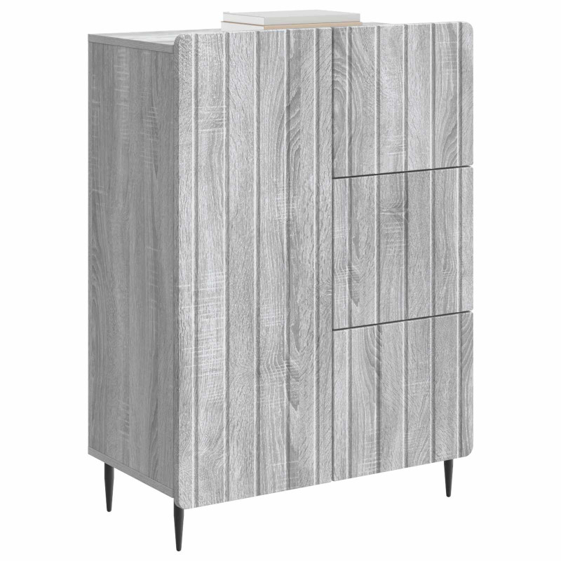 Bufet Szary Sonoma 66 x 34,5 x 91,5 cm Drewno inżynieryjne